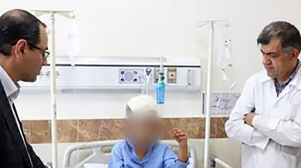 وضعیت وحشتناک دختربچه ۶ ساله‌قزوینی/ مادر بی رحمانه جمجمه اش را شکافت ! + عکس