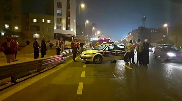 تصادف در بزرگراه شهید باکری
