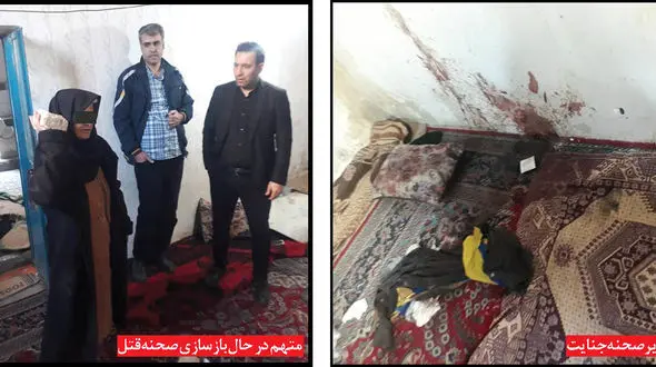 شوهرکشی به خاطر خسیسی! / زن مشهدی اعتراف تلخی کرد + عکس بازسازی و صحنه قتل
