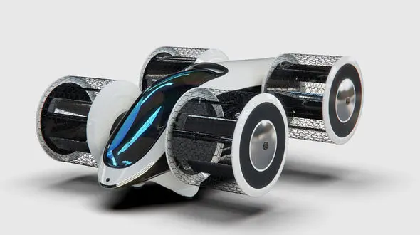 رونمایی از خودروی پرنده برقی دوستدار محیط زیست+ عکس و فیلم 