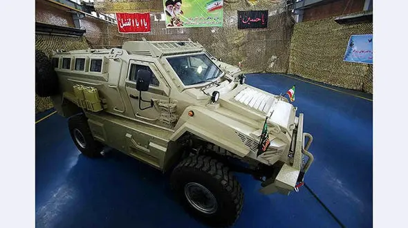 «نفربر طوفان»، طوفان ایرانی در برابر چشمان دشمنان + فیلم و تصاویر