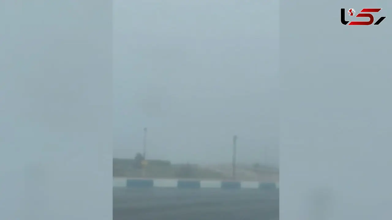 فیلم مه گرفتگی شدید در آباده استان فارس
