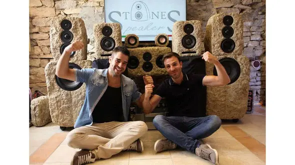 دو مهندس ایتالیایی اسپیکر سنگی ساختند