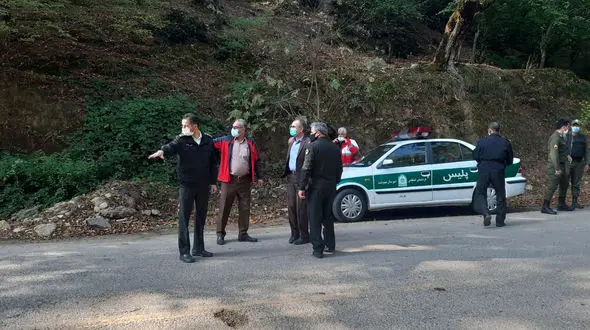 نجات زن ۴۰ ساله گمشده در جنگل های مینودشت 