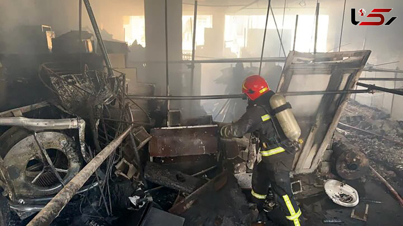 آتش سوزی بزرگ در در کرج /  آژیر ماشین های آتش نشانی همه را نگران کرد 
