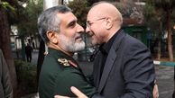 عکس سفر در زمان / «سرلشکر باقری و سردار حاجی زاده» در یک شهر موشکی / فروردین 1404