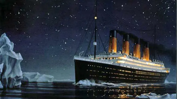 بازگشت کشتی تایتانیک به دریا +عکس
