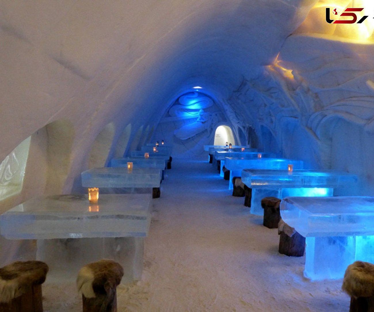 
رستوران یخی در فنلاند+عکس
