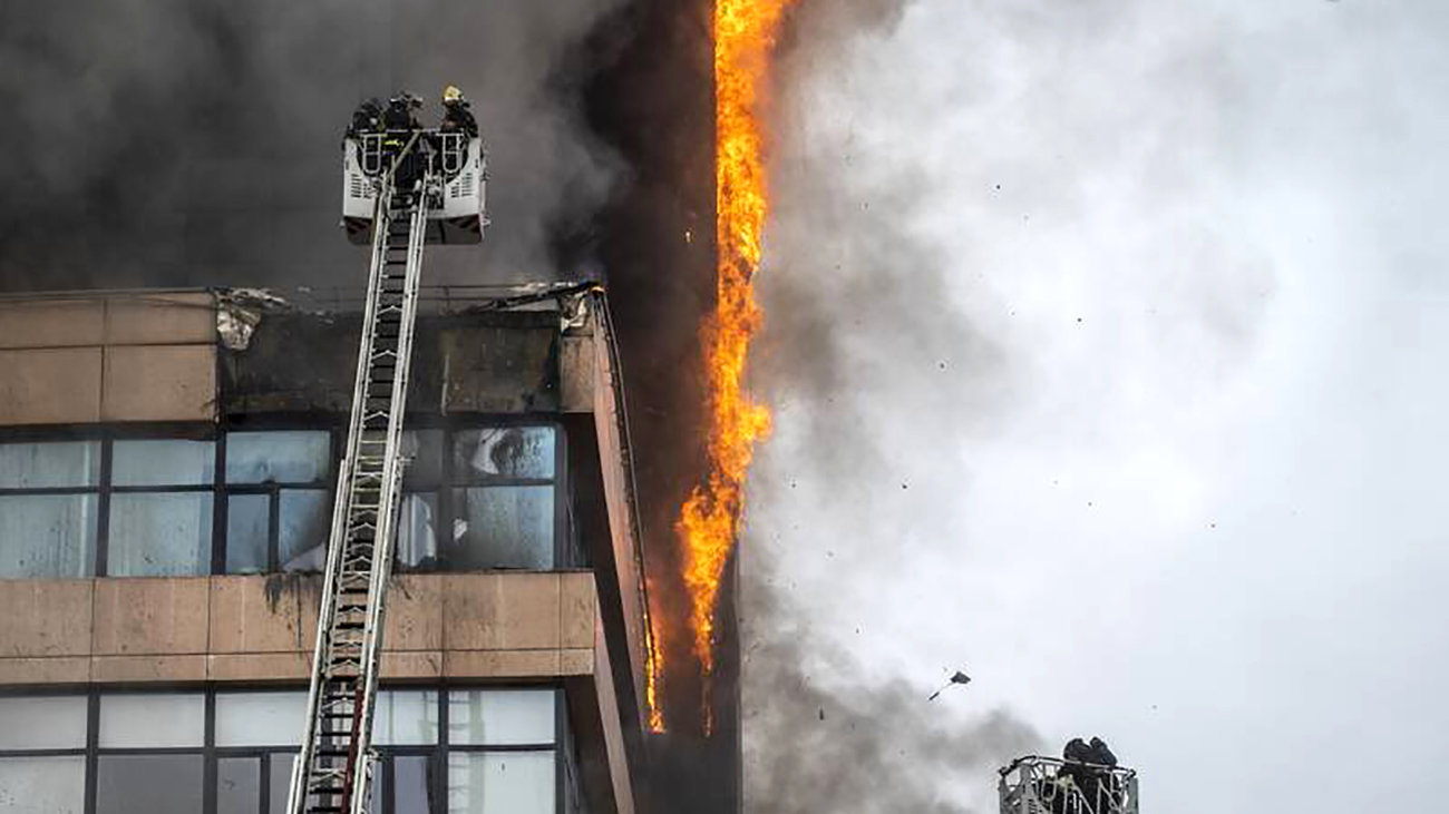 فیلم آتش سوزی مرگبار بیمارستانی در پکن / 21 نفر زنده زنده سوختند + جزییات