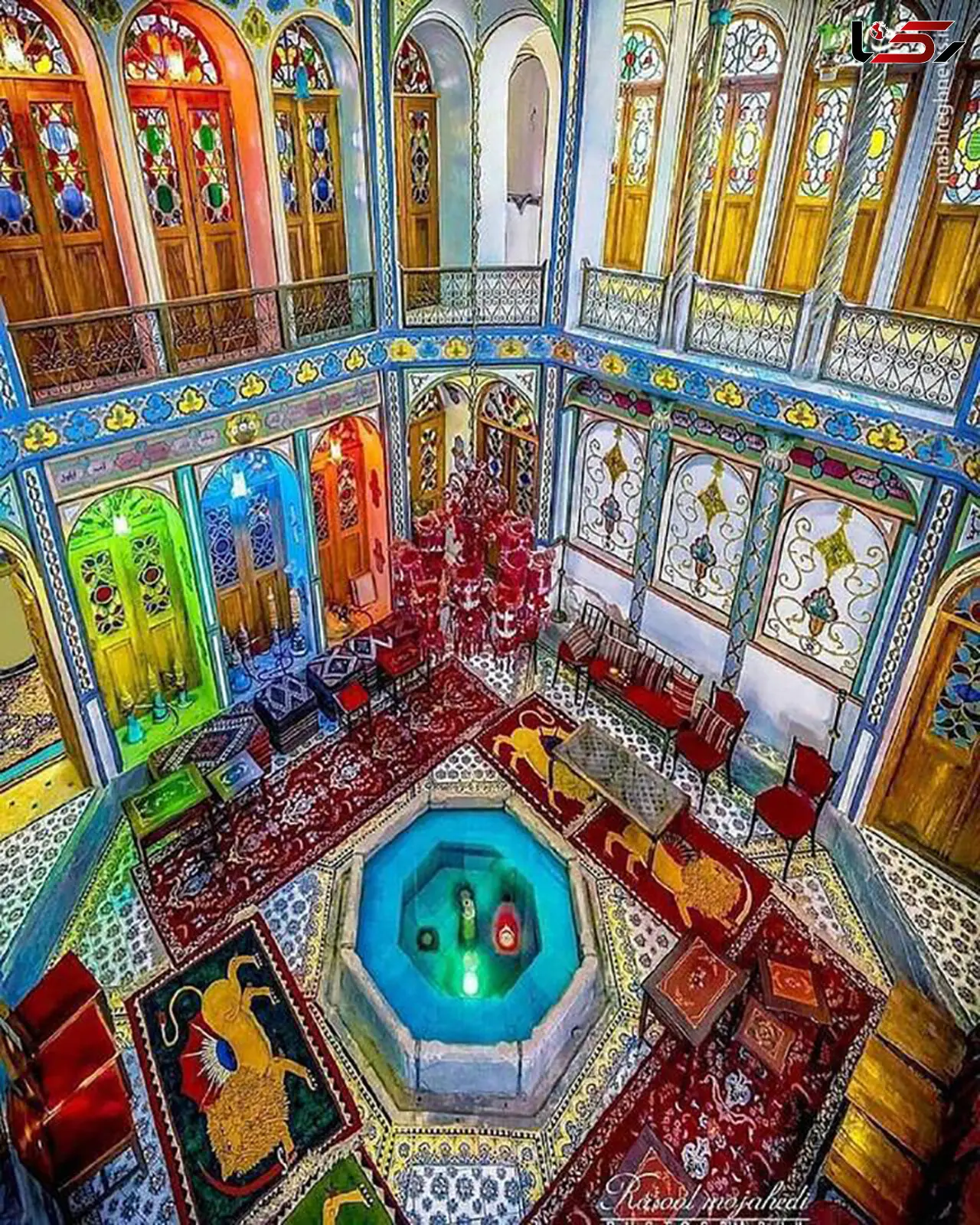 با معماری این خانه حیرت زده می شوید / در کشور خودمان است + عکس