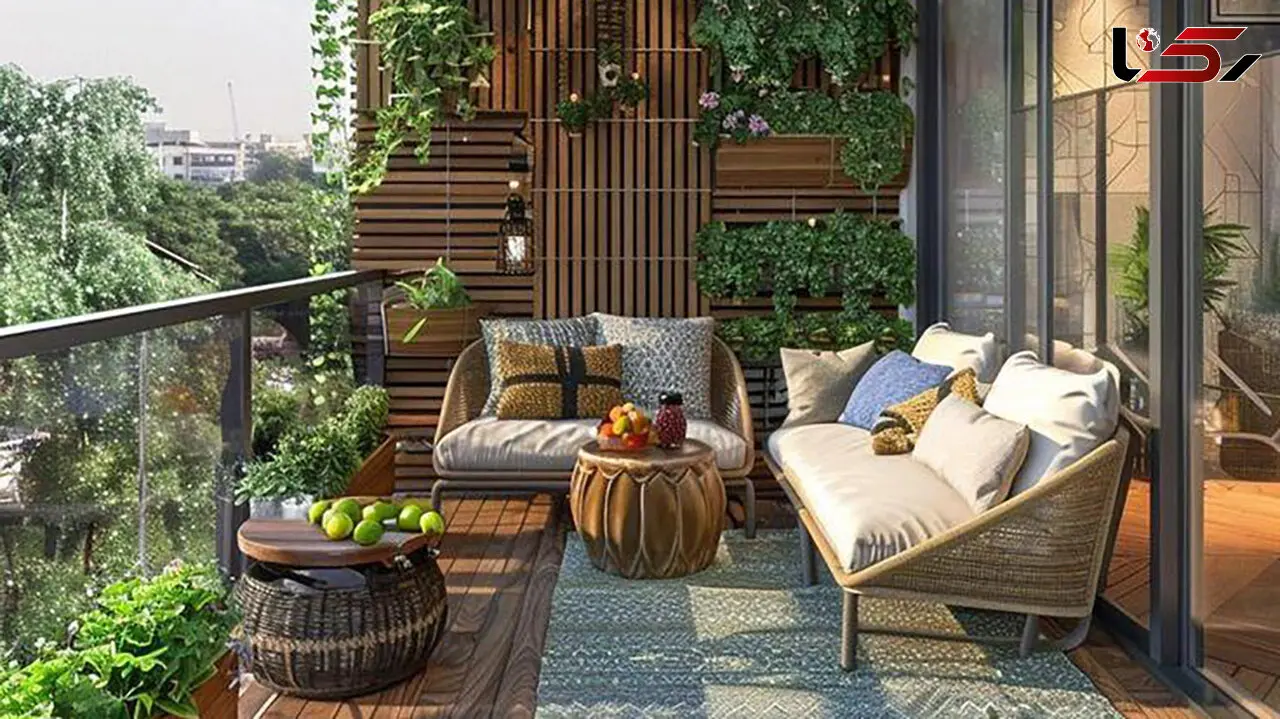 جدیدترین ترندهای دکور بالکن در سال ۲۰۲۶؛ از گیاهان آویز تا نور گرم