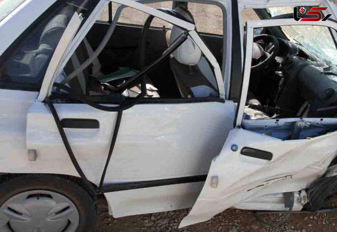 واژگونی پراید با یک کشته و 3 مجروح در"فیروزآباد"