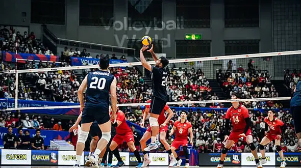 مصاف دوستانه والیبال ایران با ژاپن در ارومیه