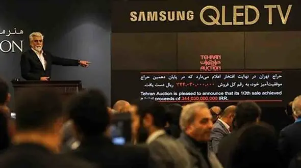 رکورد تاریخ حراج ایران شکست/  15 میلیارد تومان فقط یک اثر !+ فیلم