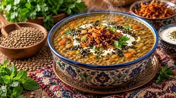 طرز تهیه آش عدس ایرانی؛ ساده، خوشمزه و سیرکننده