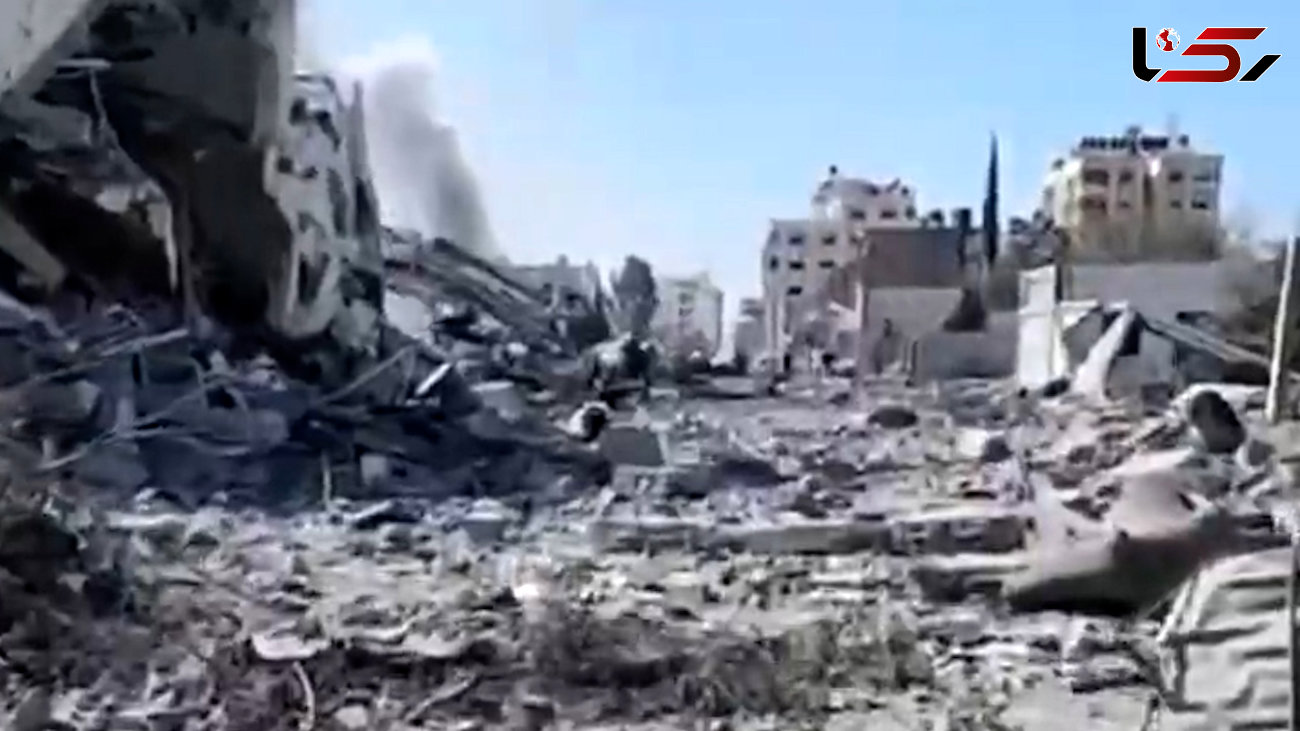 ریختن 35 هزار تن مواد منفجره و بیش از 13 هزار بمب روی غزه