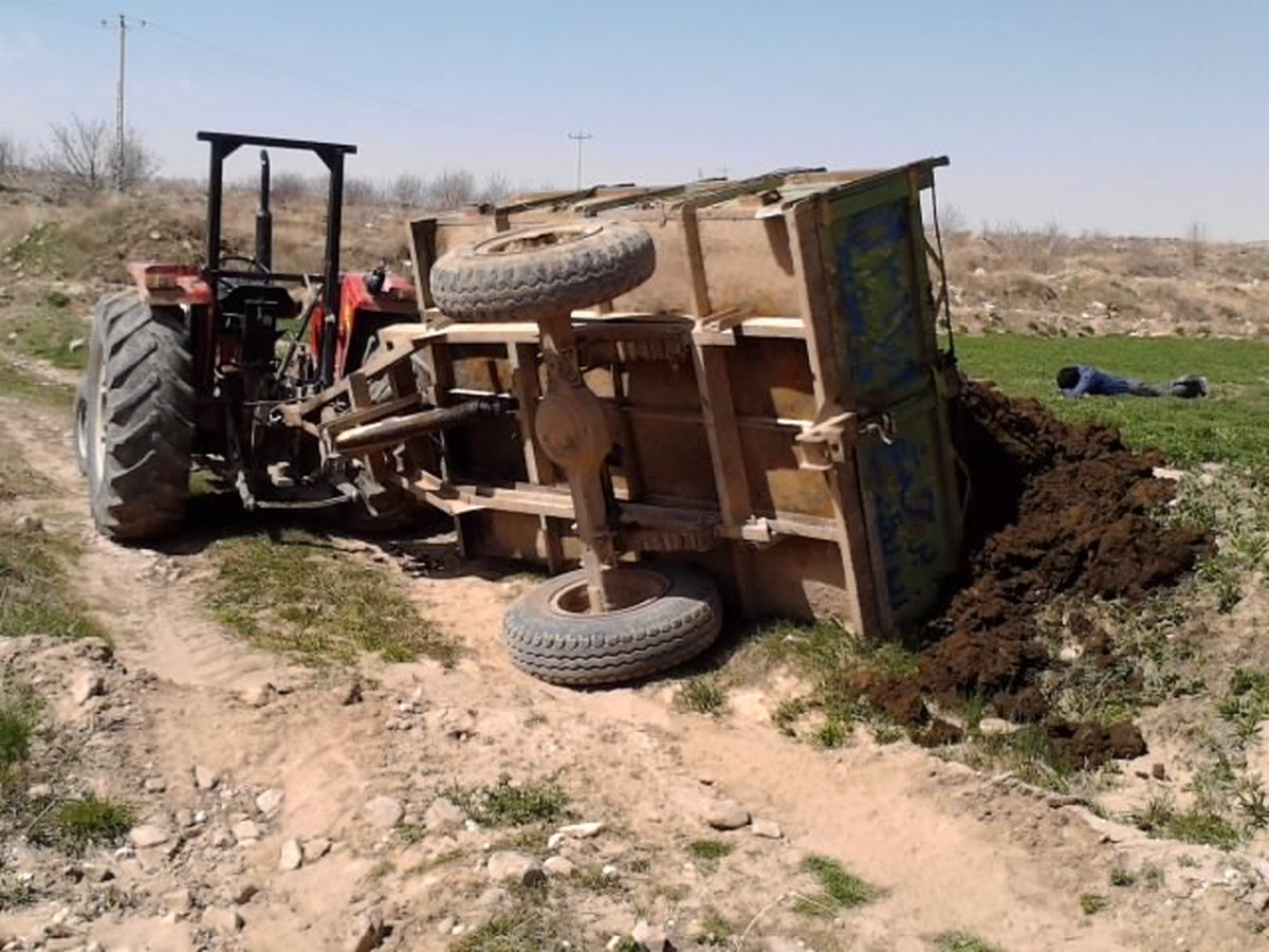 مرگ دردناک جوان 20 ساله آذرشهری با واژگونی تراکتور