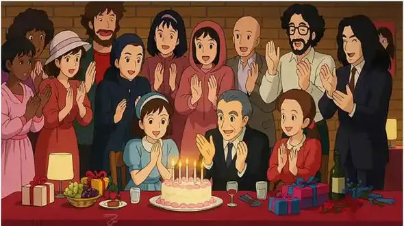 انیمه سریال تاسیان و بازآفرینی شخصیت‌ ها به سبک جیبلی + عکس