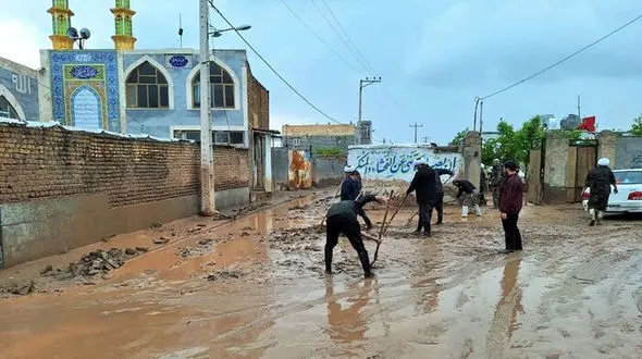  خسارت سیلاب به ٨ روستای صالح آباد خراسان رضوی 