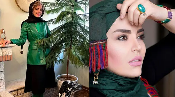 عکس خیره کننده از شیک پوشی خاص سپیده خداوردی / خانم بازیگر استاد ست های رنگی رنگی !
