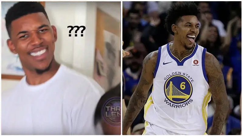نیک یانگ (Nick Young)، بازیکن NBA، با حالت چهره گیج و مشکوک، معروف به میم Confused Guy