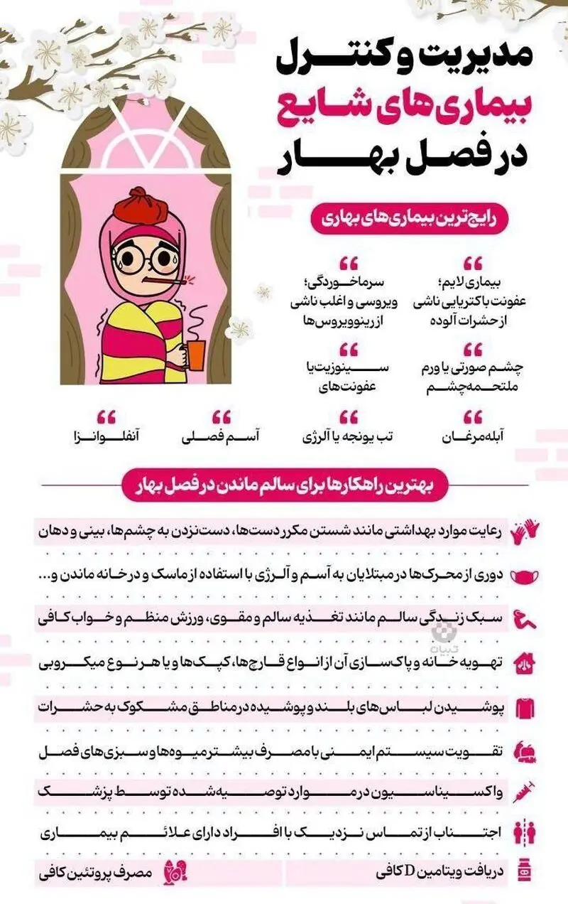 بیماری های بهاری