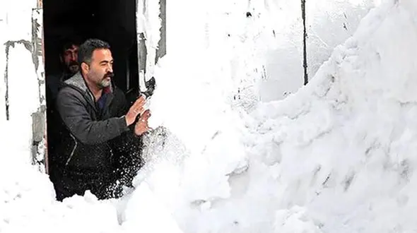 پیش بینی بارش برف یک متری در ایران 