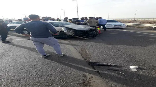 تصادف مرگبار در جاده شلمچه + عکس