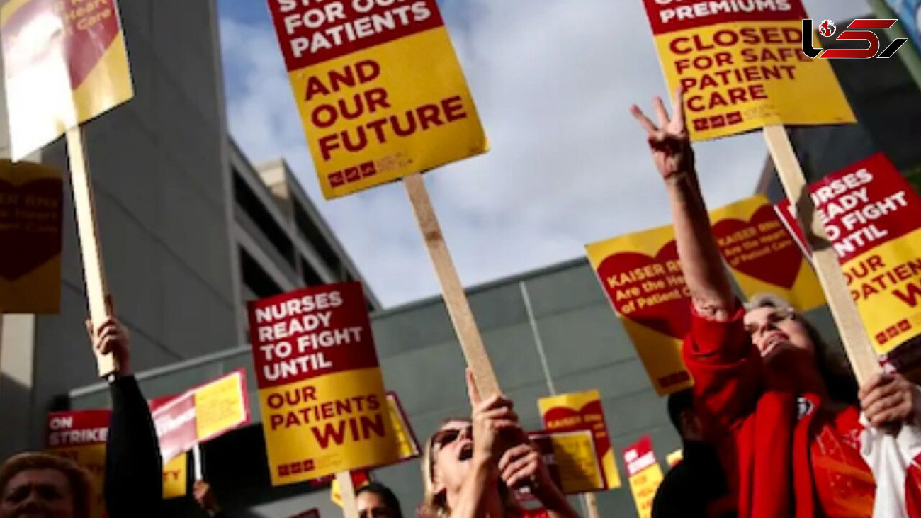 آغاز اعتصاب سه روزه  ده‌ها هزار کارمند بخش سلامت آمریکا