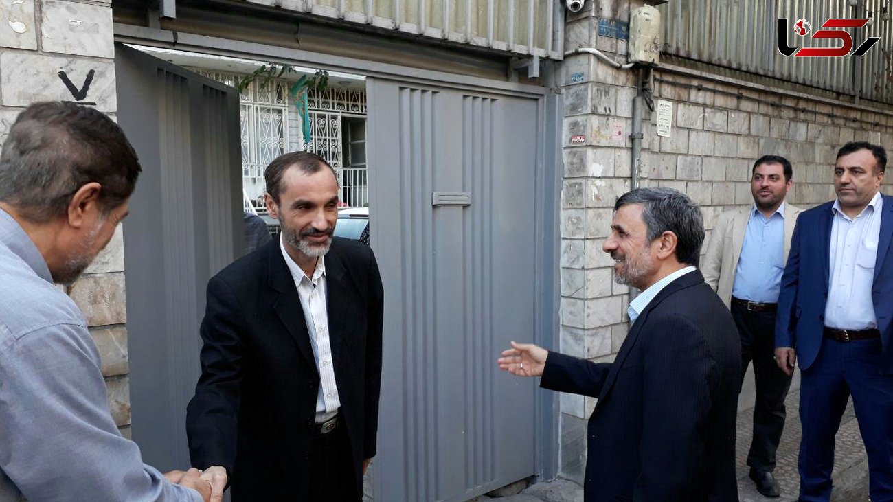 احمدی نژاد صبح امروز بقایی را تا زندان اوین بدرقه کرد+فیلم 