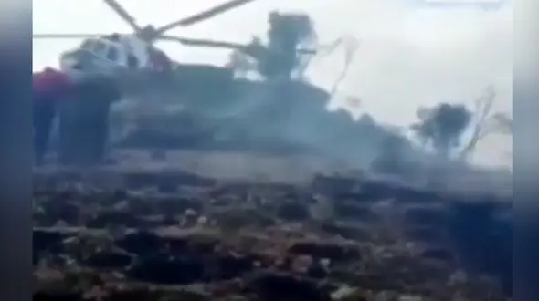 فیلم لحظه نجات فعال محیط زیست در آتش سوزی زاگرس