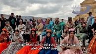 فیلم ساز و آواز زنان قشقایی در کنار مقبره کوروش + جشن زیبای نوروز 1402