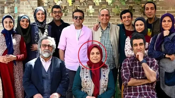 (عکس) «مهری» سریال دیوار به دیوار با چهره و تیپ جدید در کنار عمو پورنگ