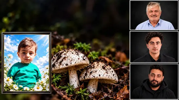 مرگ 4 عضو یک خانواده سمنانی به خاطر خوردن قارچ سمی + عکس