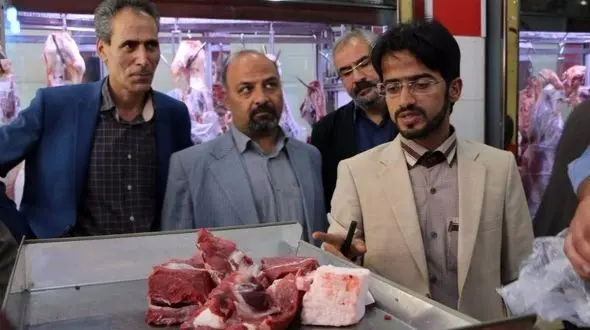 پلمپ فروشگاه زنجیره‌ای و قصابی گران فروش در زرند + عکس 