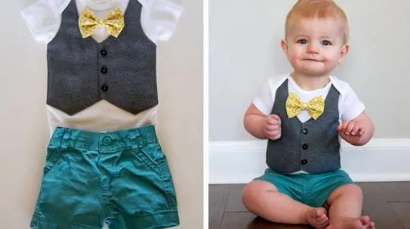 آموزش دوخت جلیقه پسرانه شیک و زیبا