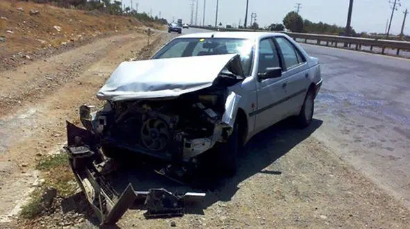 2 کشته در تصادف پژو ۴۰۵ با کامیون در علی آباد کتول  