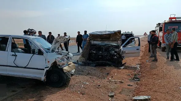 یک فوتی در تصادف رخ به رخ کیلومتر ۲ محور بشرویه