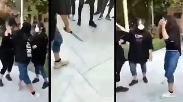 حکم جالب برای دختر قمه کش و دوستانش در اصفهان