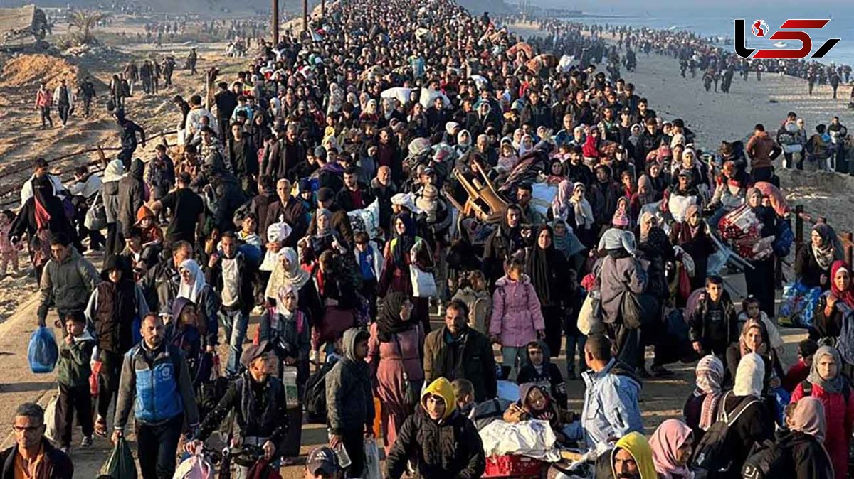 صدها هزار نفر از آوارگان فلسطینی به شهر غزه بازگشتهاند