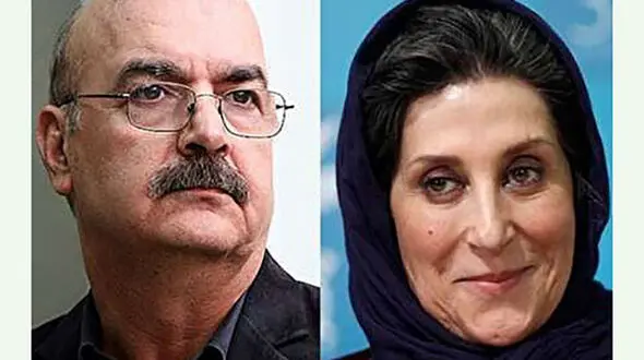 عکس جالب پسر فاطمه معتمد آریا با دختر جوان ایرج طهماسب !