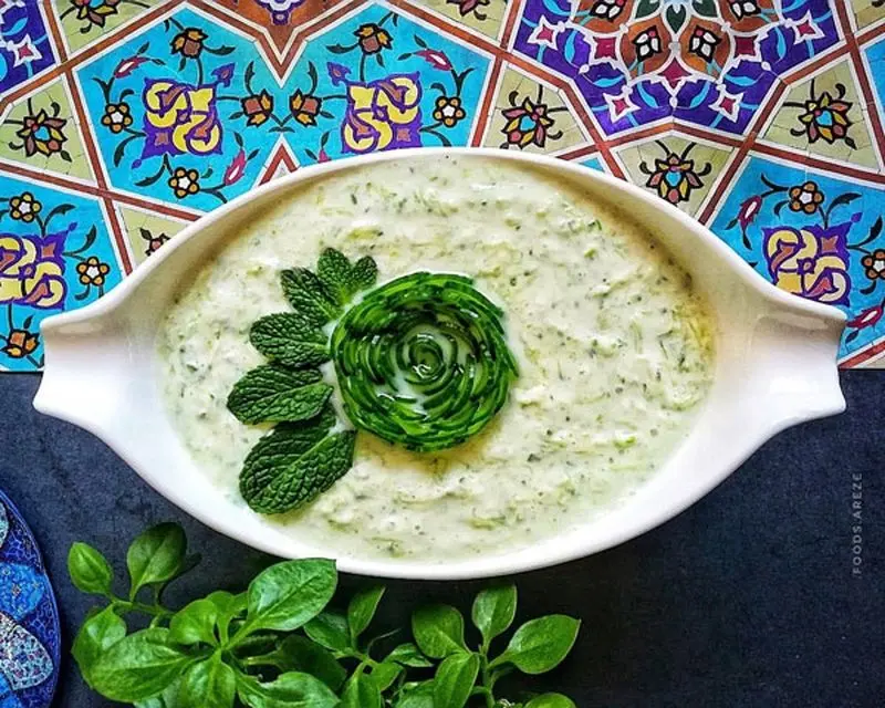 انواع بورانی , بورانی خیار