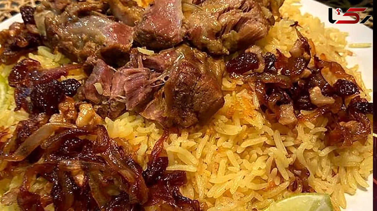 مراحل پخت پلو گوشت عربی 