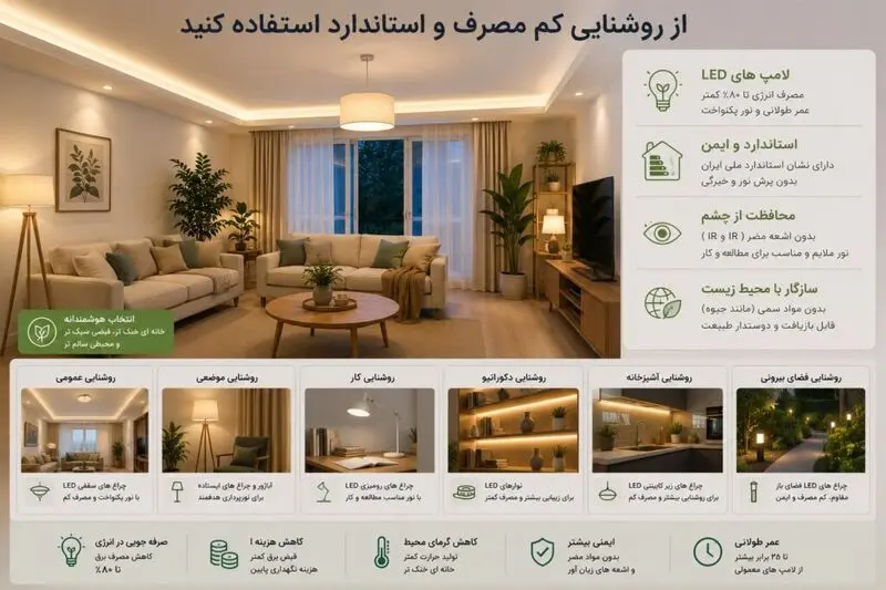 روشنایی کم مصرف