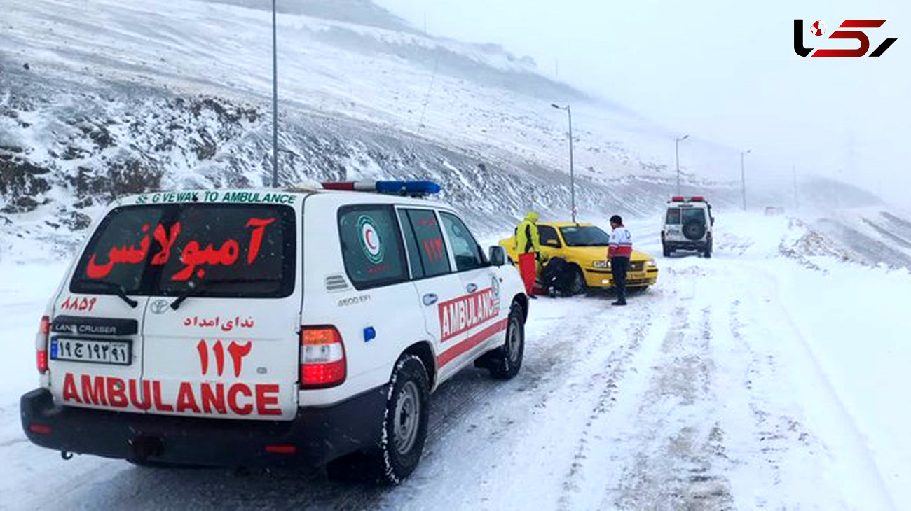 امداد رسانی اورژانس همدان به ۲۷۵ مصدوم در برف و  کولاک