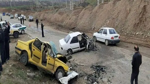 5 قربانی در قاجعه مرگبار جاده تخت سلیمان