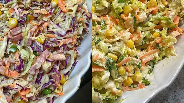طرز تهیه سالاد کلم / فیلم