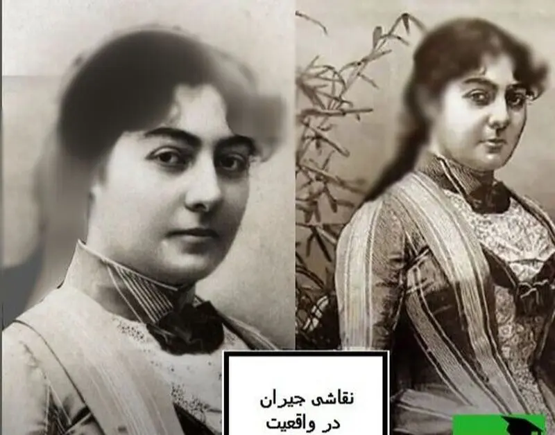 عکس نقاشی جیران در واقعیت