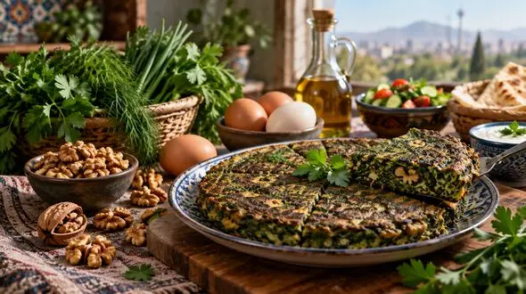 کوکو سبزی برای مغز مفید است یا فقط یک باور قدیمی؟ / واقعیت علمی درباره تخم مرغ، گردو و سبزی های معطر / آشپزی علمی