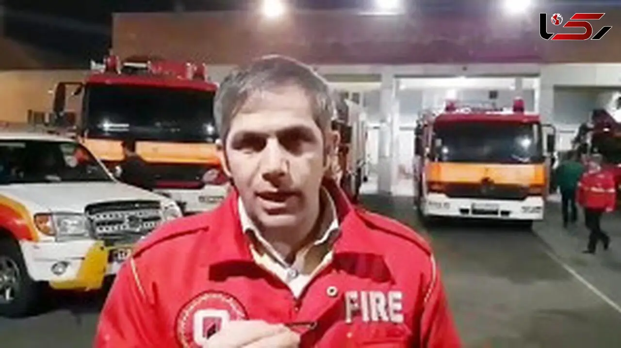 یک انبار کالا در جنوب تهران طعمه آتش شد+ فیلم
